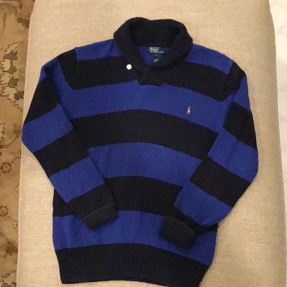 Polo by Ralph  Lauren  blue/black stripe sweater